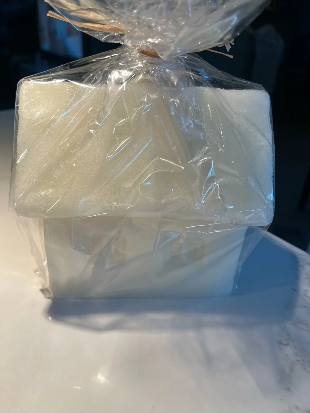 NWT pottery barn small house candle.  Burns for 60 hours.  In box.